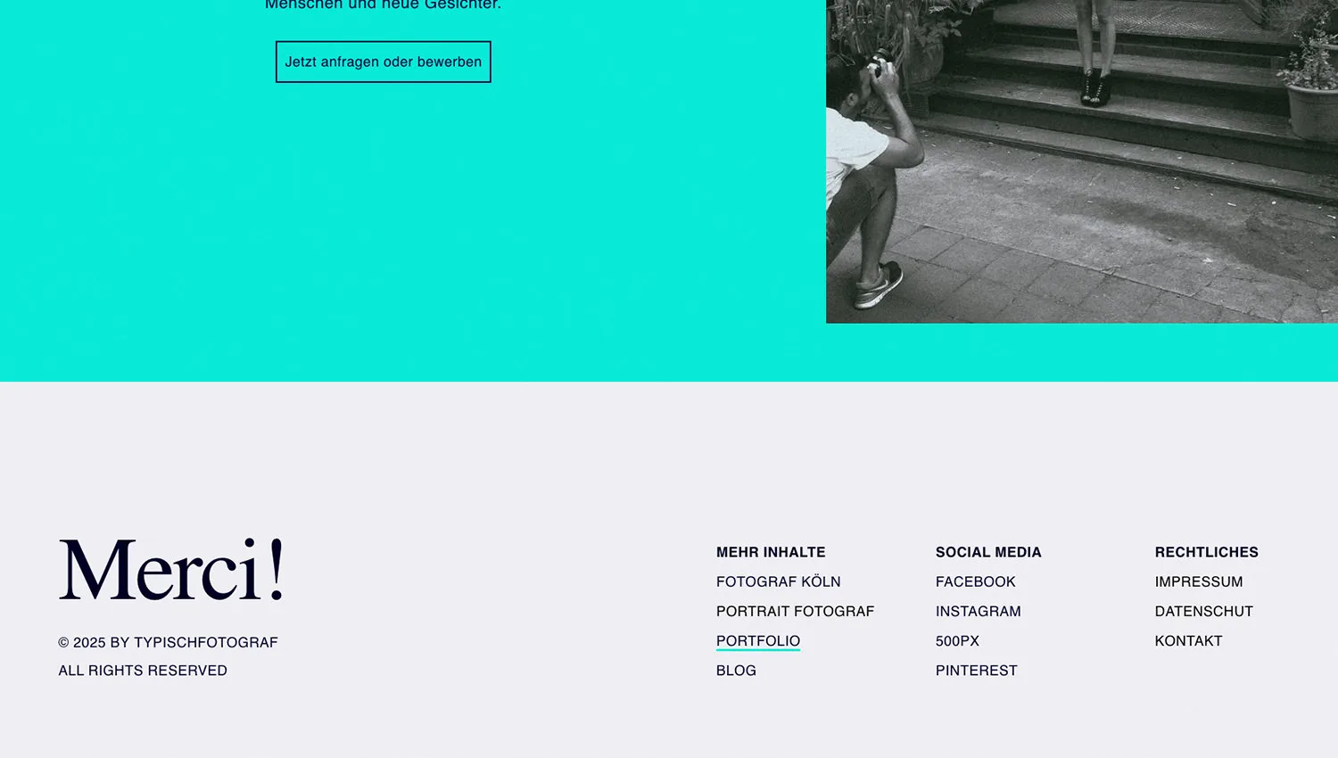 cta im footer beispiel