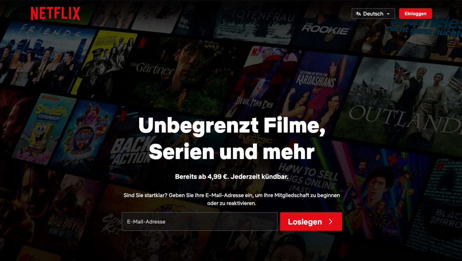 cta startseite beispiel