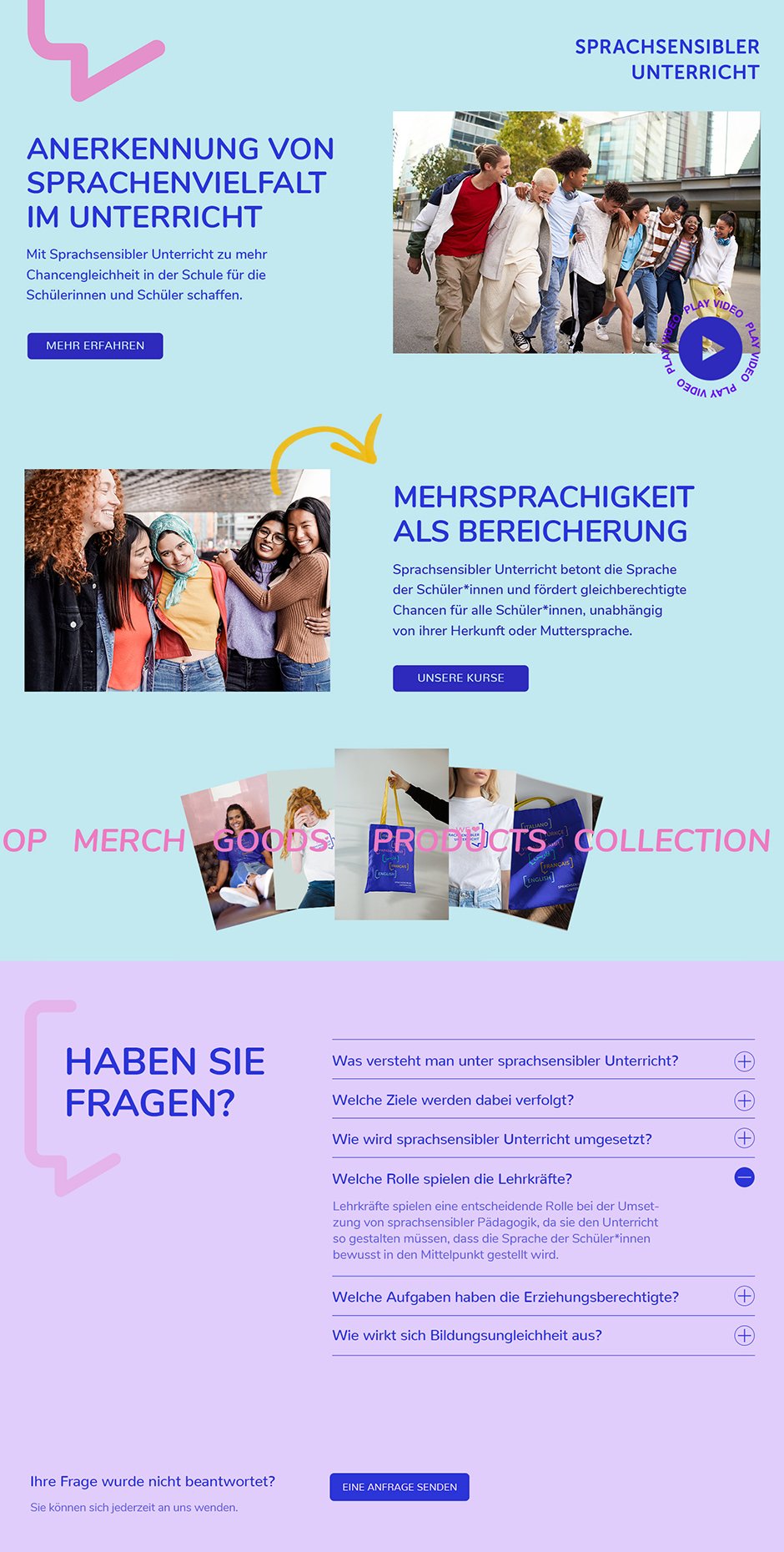 website fuer bildungseinrichtung koeln
